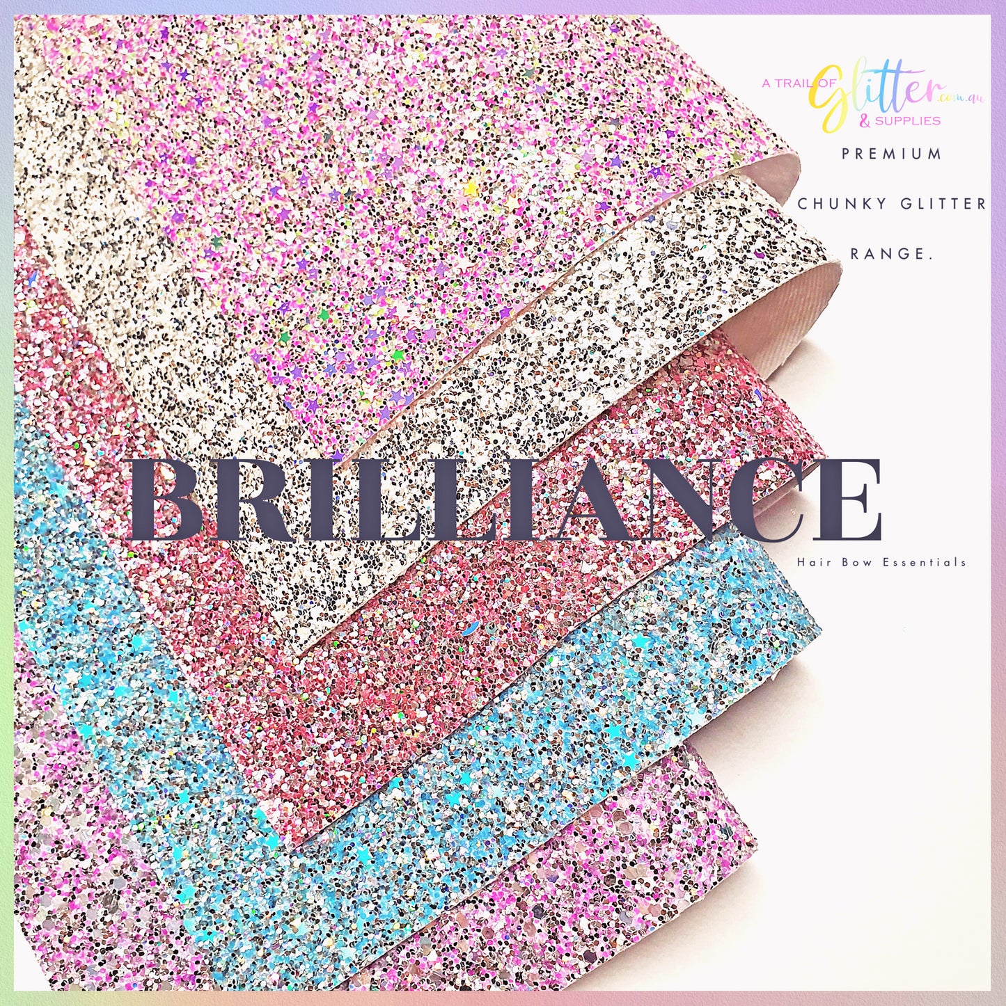 Premium Chunky Glitter - glow in the dark Brilliance Glitter (sold as a set or singular)