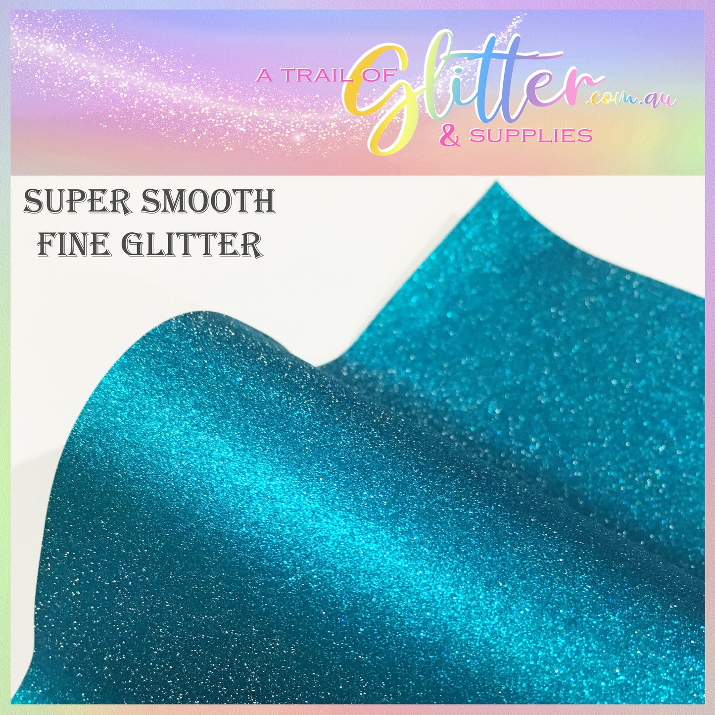 SUPER smooth and soft fine glitter (Turquoise)